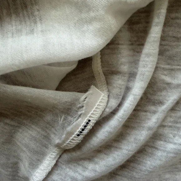 Helmut Lang White Draped Tank Top | Low back | Sleeveless | Size M - Picture 7 of 7